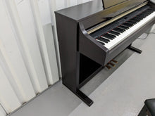 Load image into Gallery viewer, Yamaha Clavinova CLP-340 Digital Piano and stool in dark rosewood stock # 24137