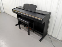 Load image into Gallery viewer, Yamaha Arius YDP-161 digital piano and stool in satin black finish stock number 24151