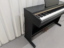 Load image into Gallery viewer, Yamaha Arius YDP-161 digital piano and stool in satin black finish stock number 24151