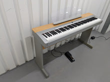 Load image into Gallery viewer, Yamaha P-140 88 Key Weighted Keys Portable piano + stand + pedal stock # 24145