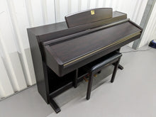 Load image into Gallery viewer, Yamaha Clavinova CLP-240 Digital Piano and stool in dark rosewood stock nr 25500