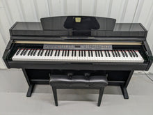Load image into Gallery viewer, Yamaha Clavinova CLP-240PE Digital Piano polished GLOSSY BLACK stock # 24135