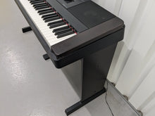 Load image into Gallery viewer, Yamaha DGX-650 black portable grand piano keyboard +stand + pedal stock #24161