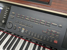 Load image into Gallery viewer, Yamaha Clavinova CVP-303 Digital Piano arranger + stool in mahogany stock #24159