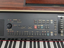 Load image into Gallery viewer, Yamaha Clavinova CVP-303 Digital Piano arranger + stool in mahogany stock #24159