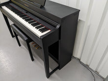 Load image into Gallery viewer, Yamaha Clavinova CLP-440 Digital Piano and stool in satin black stock no 24166