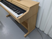 Load image into Gallery viewer, HP103e digital piano and stool in light oak finish stock number 24170