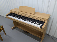 Load image into Gallery viewer, HP103e digital piano and stool in light oak finish stock number 24170