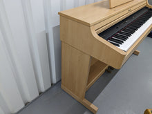 Load image into Gallery viewer, HP103e digital piano and stool in light oak finish stock number 24170