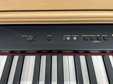 Load image into Gallery viewer, HP103e digital piano and stool in light oak finish stock number 24170