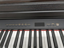 Load image into Gallery viewer, Yamaha Clavinova CLP-411 Digital Piano and stool in dark rosewood stock # 24172