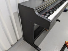 Load image into Gallery viewer, Yamaha Clavinova CLP-411 Digital Piano and stool in dark rosewood stock # 24172