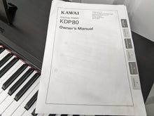 Load image into Gallery viewer, Kawai KDP80 digital piano in dark rosewood finish stock #25489