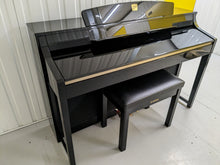 Load image into Gallery viewer, YAMAHA CLAVINOVA CLP-380PE DIGITAL PIANO + STOOL GLOSSY BLACK stock nr 24174
