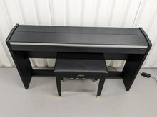 Load image into Gallery viewer, Roland F120R compact slim size Digital Piano and stool in black stock # 24188