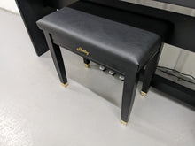 Load image into Gallery viewer, Roland F120R compact slim size Digital Piano and stool in black stock # 24188