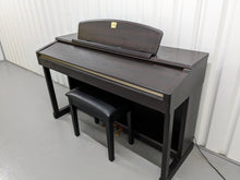 Load image into Gallery viewer, Yamaha Clavinova CLP-150 digital piano and stool in dark rosewood stock #24173