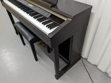 Load image into Gallery viewer, Yamaha Clavinova CLP-150 digital piano and stool in dark rosewood stock #24173