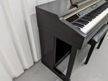 Load image into Gallery viewer, Yamaha Clavinova CLP-150 digital piano and stool in dark rosewood stock #24173