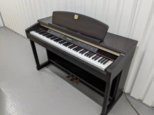 Load image into Gallery viewer, Yamaha Clavinova CLP-150 digital piano and stool in dark rosewood stock #24173