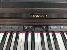 Load image into Gallery viewer, Roland HP203 digital piano and stool in dark rosewood finish stock number 24186