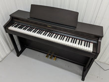 Load image into Gallery viewer, Roland HP203 digital piano and stool in dark rosewood finish stock number 24186