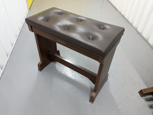 Load image into Gallery viewer, Technics EX35 Electric Organ and organ stool in mahogany finish stock #24207