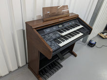 Load image into Gallery viewer, Technics EX35 Electric Organ and organ stool in mahogany finish stock #24207