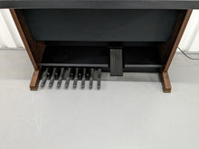 Load image into Gallery viewer, Technics EX35 Electric Organ and organ stool in mahogany finish stock #24207