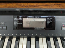 Load image into Gallery viewer, Technics EX35 Electric Organ and organ stool in mahogany finish stock #24207