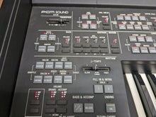 Load image into Gallery viewer, Technics EX35 Electric Organ and organ stool in mahogany finish stock #24207