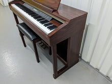 Load image into Gallery viewer, Yamaha Clavinova CLP-150 digital piano and stool in mahogany stock #24205