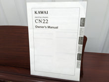 Load image into Gallery viewer, Kawai CN22 digital piano and stool In Mahogany Finish stock number 24200