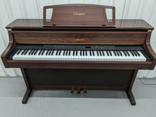 Load image into Gallery viewer, Yamaha Clavinova CLP-880 digital piano and stool in mahogany finish stock number 24193