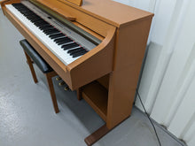 Load image into Gallery viewer, Yamaha Clavinova CLP-340 Digital Piano and stool in cherry wood stock # 24191