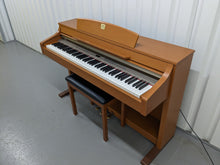 Load image into Gallery viewer, Yamaha Clavinova CLP-340 Digital Piano and stool in cherry wood stock # 24191