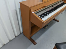Load image into Gallery viewer, Yamaha Clavinova CLP-340 Digital Piano and stool in cherry wood stock # 24191