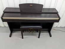 Load image into Gallery viewer, Yamaha Arius YDP-151 digital piano and stool in dark rosewood finish stock number 25007