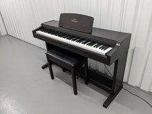 Load image into Gallery viewer, Yamaha Clavinova CLP-810s Digital Piano and stool in dark rosewood stock # 24197