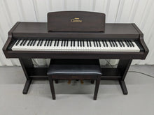Load image into Gallery viewer, Yamaha Clavinova CLP-810s Digital Piano and stool in dark rosewood stock # 24197