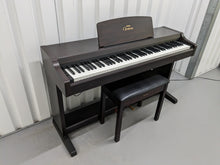 Load image into Gallery viewer, Yamaha Clavinova CLP-810s Digital Piano and stool in dark rosewood stock # 24197