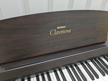 Load image into Gallery viewer, Yamaha Clavinova CLP-810s Digital Piano and stool in dark rosewood stock # 24197