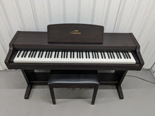 Load image into Gallery viewer, Yamaha Clavinova CLP-810s Digital Piano and stool in dark rosewood stock # 24197
