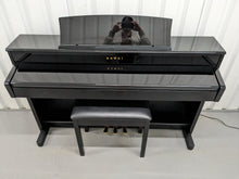 Load image into Gallery viewer, Kawai CS4 classic series Digital piano glossy black polished ebony stock #24212