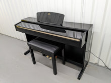 Load image into Gallery viewer, Yamaha Arius YDP-C71PE Digital Piano in polished ebony glossy black stock #24211