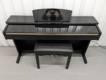 Load image into Gallery viewer, Yamaha Arius YDP-C71PE Digital Piano in polished ebony glossy black stock #24211
