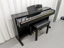 Load image into Gallery viewer, Yamaha Arius YDP-C71PE Digital Piano in polished ebony glossy black stock #24211
