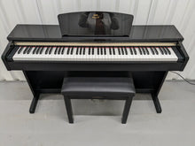 Load image into Gallery viewer, Yamaha Arius YDP-C71PE Digital Piano in polished ebony glossy black stock #24211