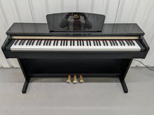 Load image into Gallery viewer, Yamaha Arius YDP-C71PE Digital Piano in polished ebony glossy black stock #24211