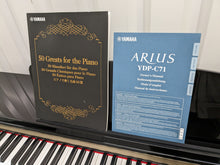 Load image into Gallery viewer, Yamaha Arius YDP-C71PE Digital Piano in polished ebony glossy black stock #24211